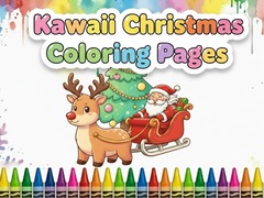 Trò chơi Kawaii Christmas Coloring Pages