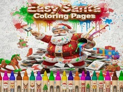 Trò chơi Easy Santa Coloring Pages