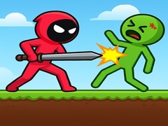 Trò chơi Red Stickman vs Monster School