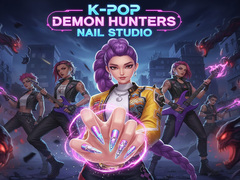 Trò chơi K-Pop Demon Hunters Nail Studio