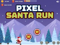 Trò chơi Pixel Santa Run