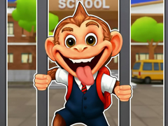 Trò chơi Jigsaw Puzzle: Monkey Student School Prank