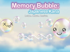 Trò chơi Memory Bubble: Japanese Kana