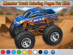 Trò chơi Monster Truck Coloring Pages For Kids