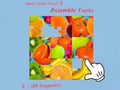 Trò chơi Square jigsaw Puzzle 2 - Assemble Fruits