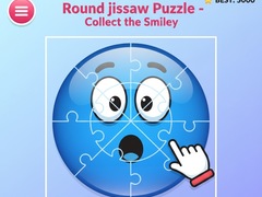 Trò chơi Round jigsaw Puzzle - Collect the Smiley