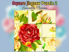 Trò chơi Square jigsaw Puzzle 2  Assemble Flowers