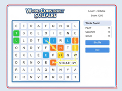 Trò chơi Word Construct Solitaire