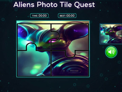 Trò chơi Aliens Photo Tile Quest