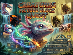 Trò chơi Creatures Picture Block Quest