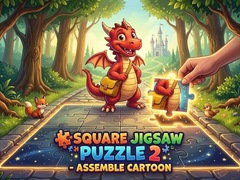 Trò chơi Square jigsaw Puzzle 2 - Assemble Cartoon