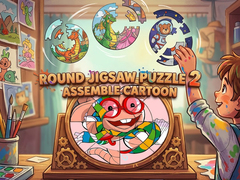Trò chơi Round Jigsaw Puzzle 2 Assemble Cartoon