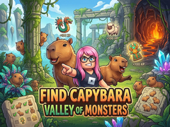 Trò chơi Find Capybara: Valley of Monsters