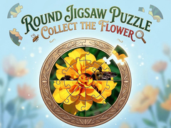 Trò chơi Round jigsaw Puzzle - Collect the Flower