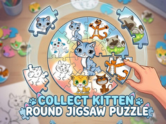 Trò chơi Round jigsaw Puzzle - Collect Kitten