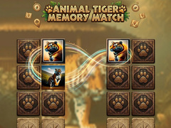 Trò chơi Animal Tiger Memory Match
