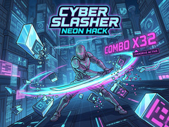 Trò chơi Cyber Slasher: Neon Hack