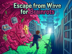 Trò chơi Escape from Wave for Brainrots