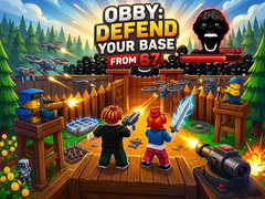 Trò chơi Obby: Defend your base from 67