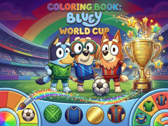 Trò chơi Coloring Book: Bluey World Cup