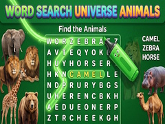 Trò chơi Word Search Universe Animals