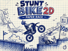 Trò chơi Stunt Bike 2D Paper Race