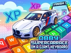 Trò chơi Obby: Supercar Race on a Giant Keyboard