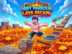 Trò chơi Obby Parkour: Lava Escape