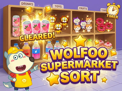 Trò chơi Wolfoo Supermarket Sort