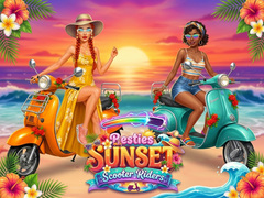 Trò chơi Besties Sunset Scooter Rider
