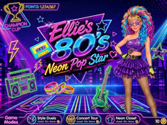 Trò chơi Ellie’s 80’s Neon Pop Star