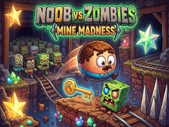 Trò chơi Noob vs Zombies: Mine Madness
