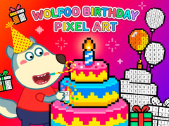 Trò chơi Wolfoo Birthday Pixel Art