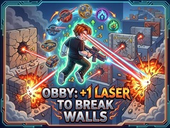 Trò chơi Obby: +1 Laser to Break Walls