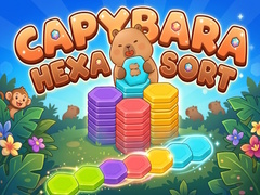 Trò chơi Capybara Hexa Sort