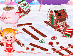 Trò chơi Gingerbread house bé Hazel online.