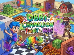Trò chơi Obby: Chameleon - Paint & Hide