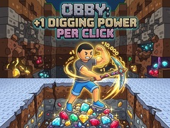 Trò chơi Obby: +1 Digging Power per Click