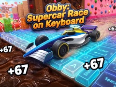 Trò chơi Obby: Supercar Race on Keyboard