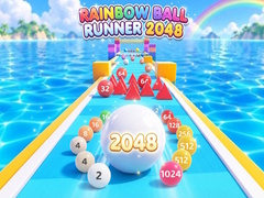 Trò chơi Rainbow Ball Runner 2048