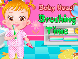 Trò chơi Bé Hazel đánh răng Thời gian online.