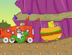 Trò chơi SpongeBob giải đấu đua xe online.